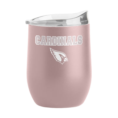 Arizona Cardinals 16oz Stencil Powder Coat Curved Beverage