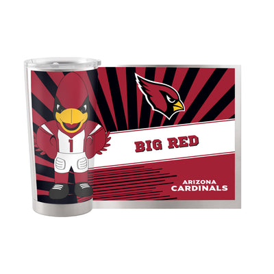 Arizona Cardinals 20oz Mascot Stainless Steel Tumbler - Logo Brands