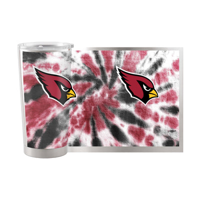 Arizona Cardinals 20oz Tie Dye Stainless Steel Tumbler - Logo Brands