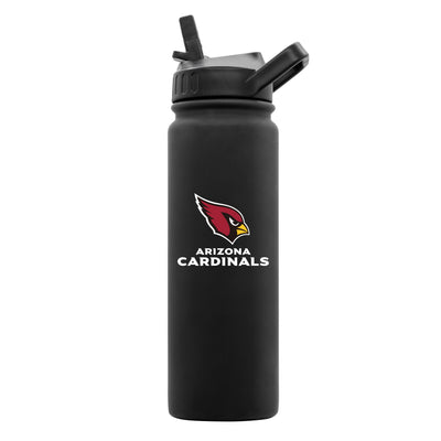 Arizona Cardinals 24oz Black Soft Touch Bottle - Logo Brands