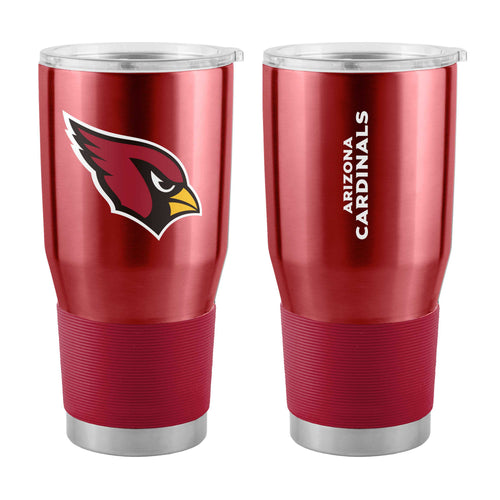 Arizona Cardinals 30oz stainless steel Gameday tumbler with team logo, durable drinkware for fans.