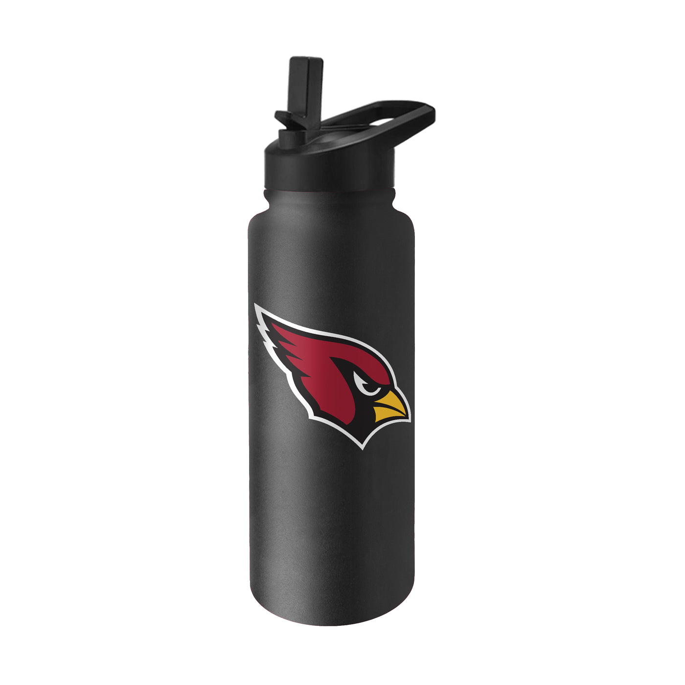 Arizona Cardinals Black 34oz Logo Quencher Bottle