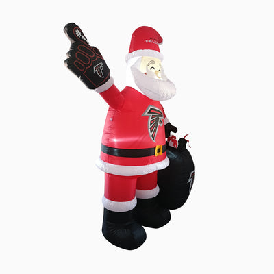 Atlanta Falcons Santa Claus Yard Inflatable