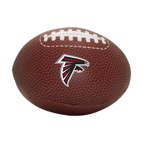 Soft microfiber Atlanta Falcons recreation football by Logo Brands, featuring team logo and vibrant team colors.