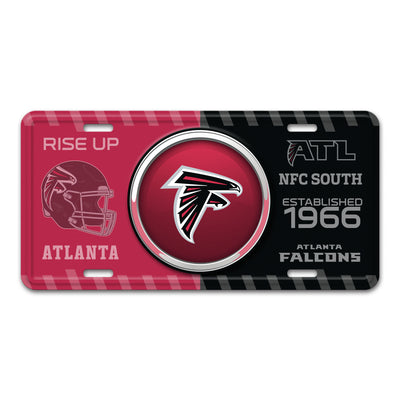 NFL - Atlanta Falcons Embossed Metal License Plate