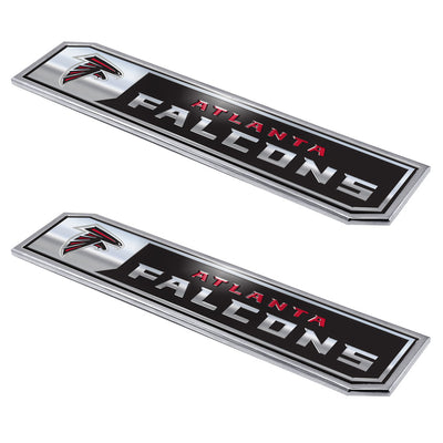 NFL - Atlanta Falcons Embossed Truck Emblem 2-pk