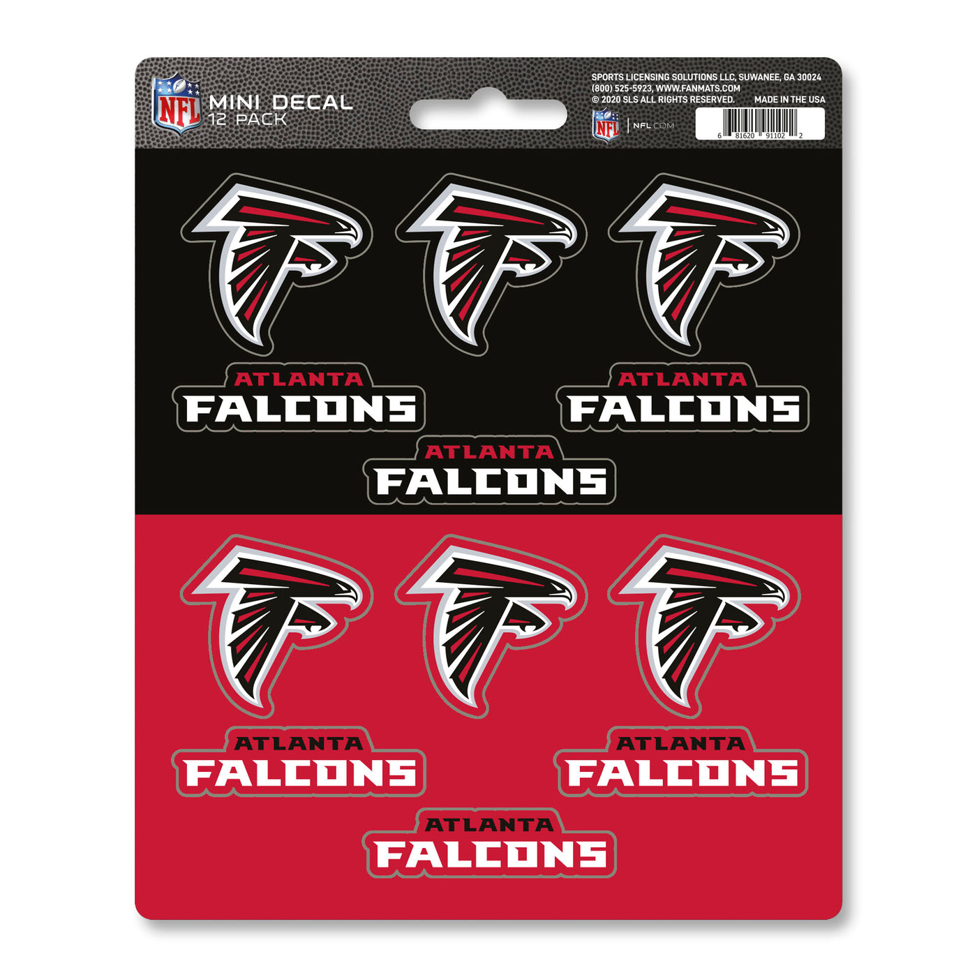 NFL - Atlanta Falcons Mini Decal 12-pk