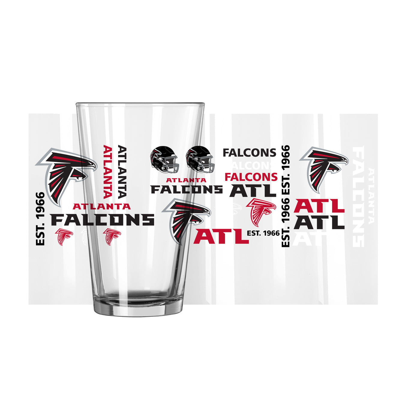 Atlanta Falcons 16oz Spirit Pint Glass