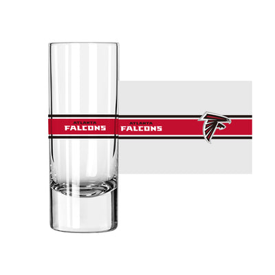 Atlanta Falcons 2.5oz Stripe Shooter Glass