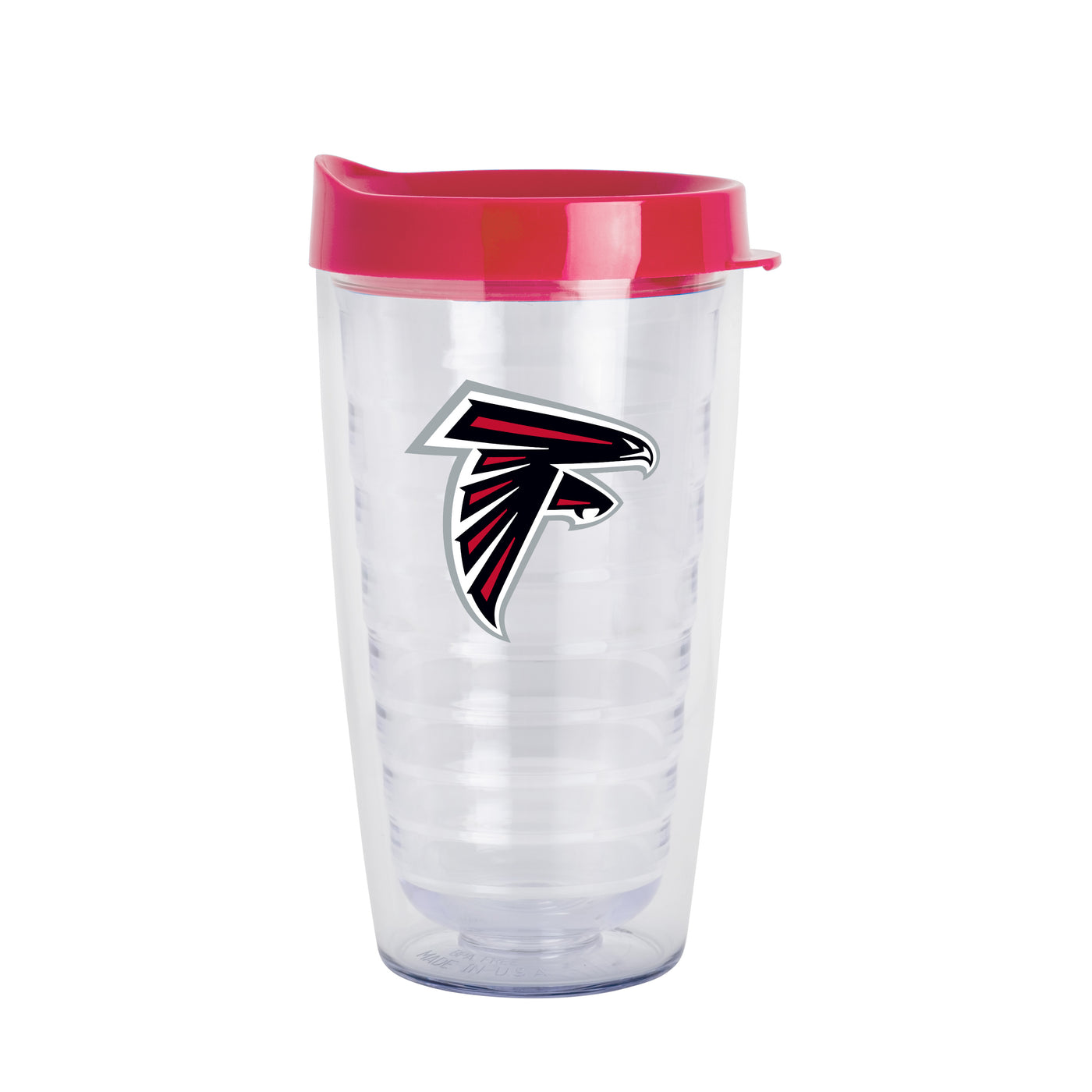 Atlanta Falcons 16oz Flipside Dbl Wall Clear Tumbler