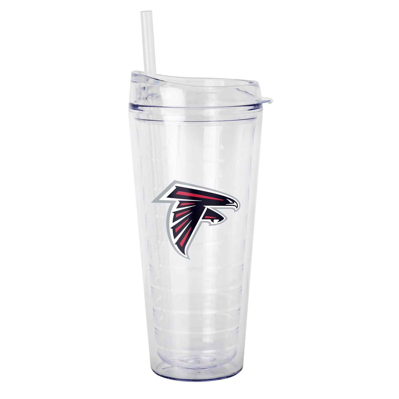 Atlanta Falcons 22oz Flipside Dbl Wall Clear Tumbler