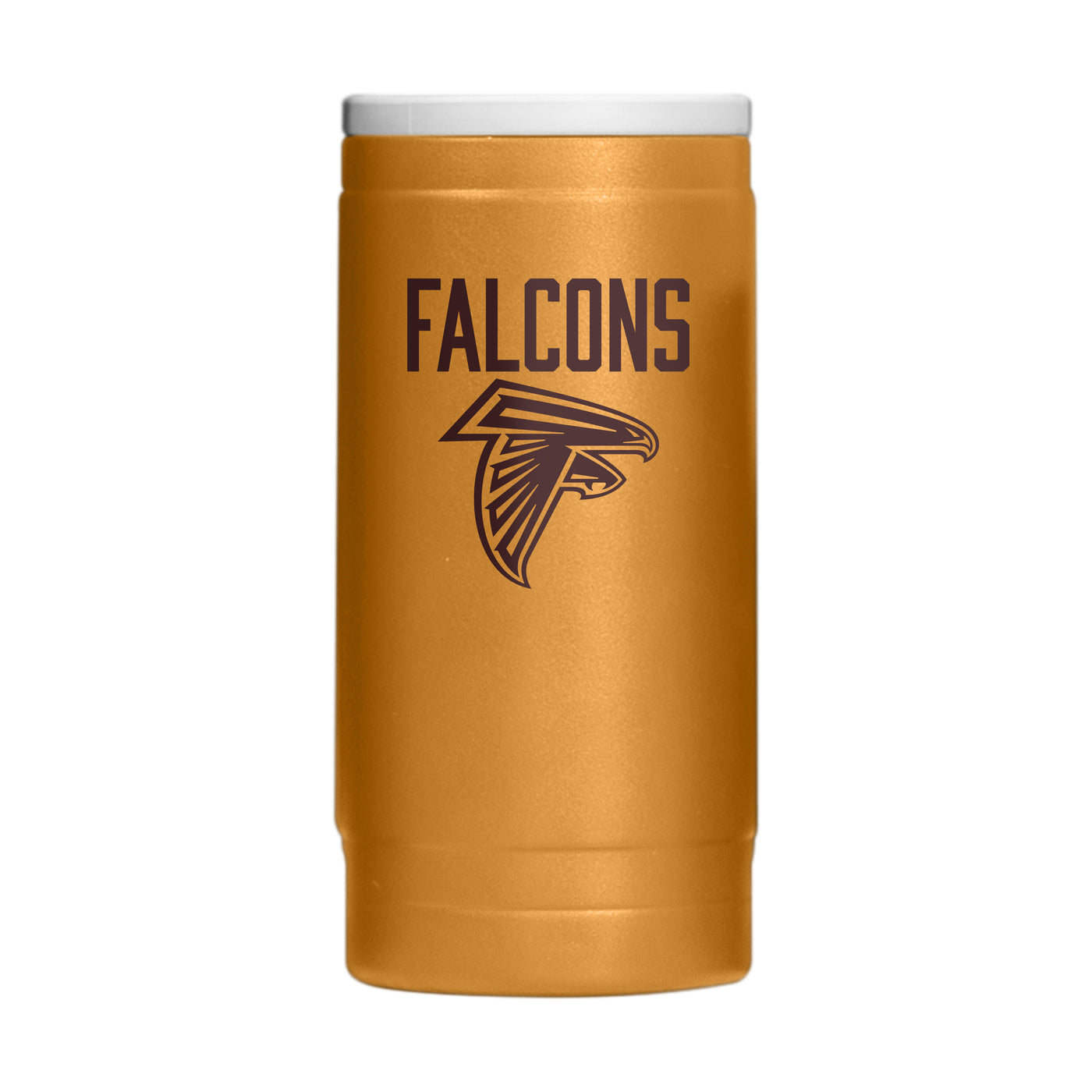 Atlanta Falcons  Huddle Powder Coat Slim Can Coolie