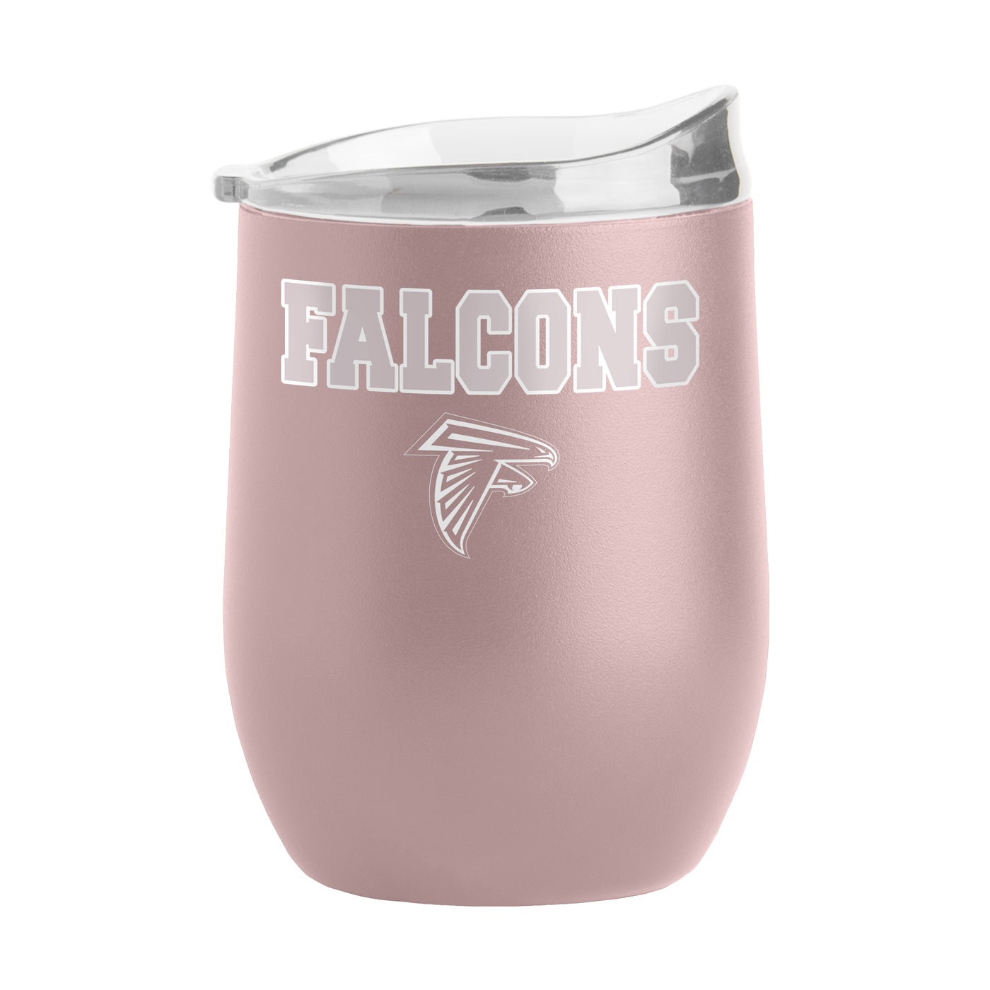 Atlanta Falcons 16oz Stencil Powder Coat Curved Beverage
