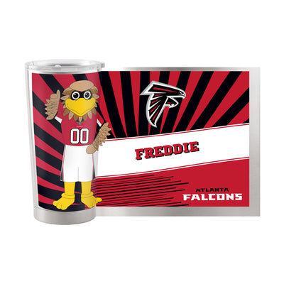 Atlanta Falcons 20oz Mascot Stainless Steel Tumbler - Logo Brands