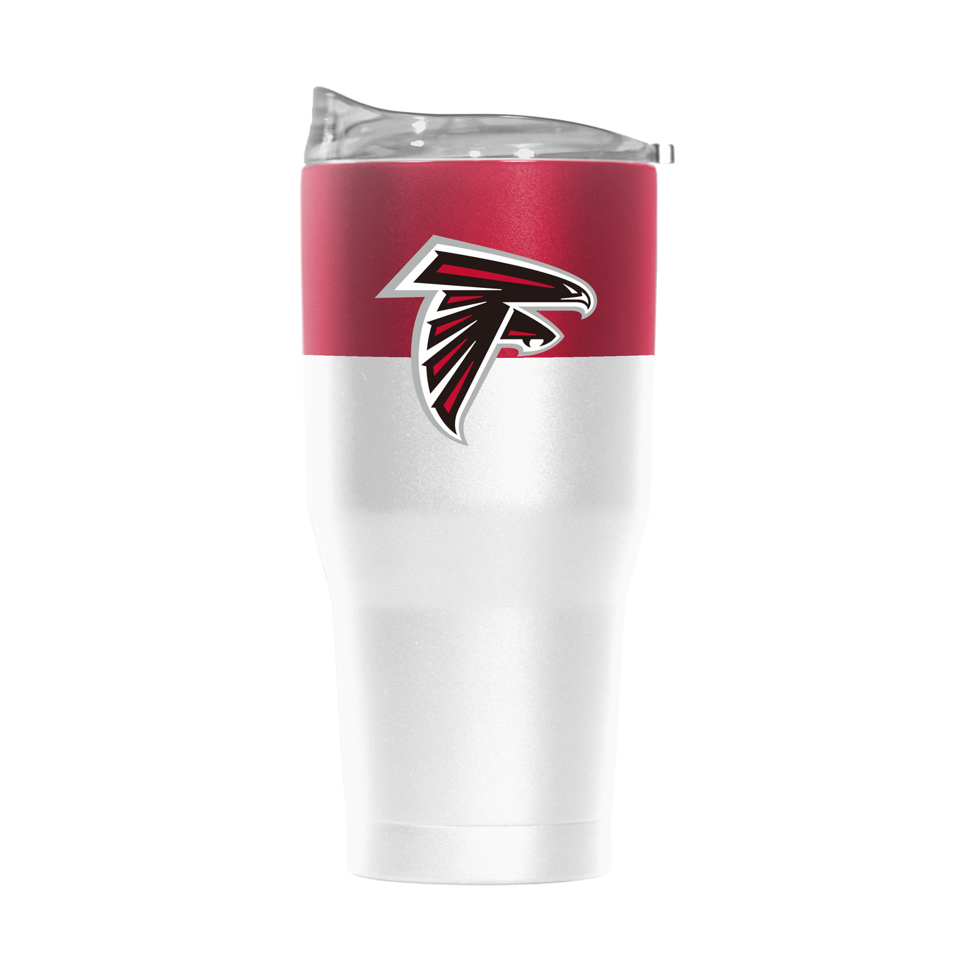 Atlanta Falcons 30oz Colorblock White Powder Coat Tumbler