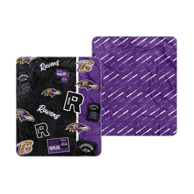 Baltimore Ravens Dream Weave Throw 50x60