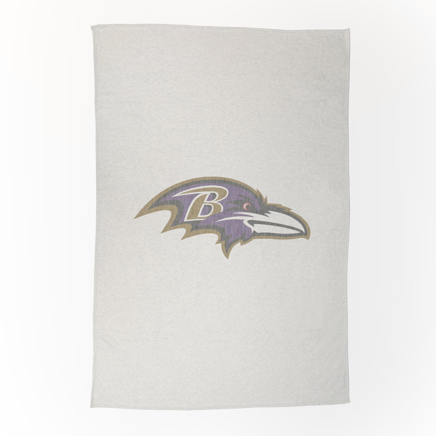 Baltimore Ravens Oversized Logo Sublimated Sweatshirt Blanket