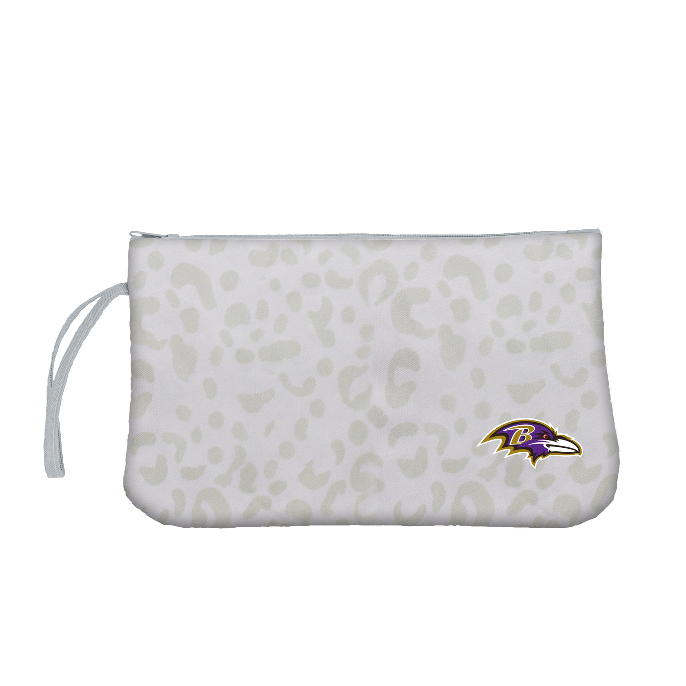 Baltimore Ravens Leopard Print Wristlet