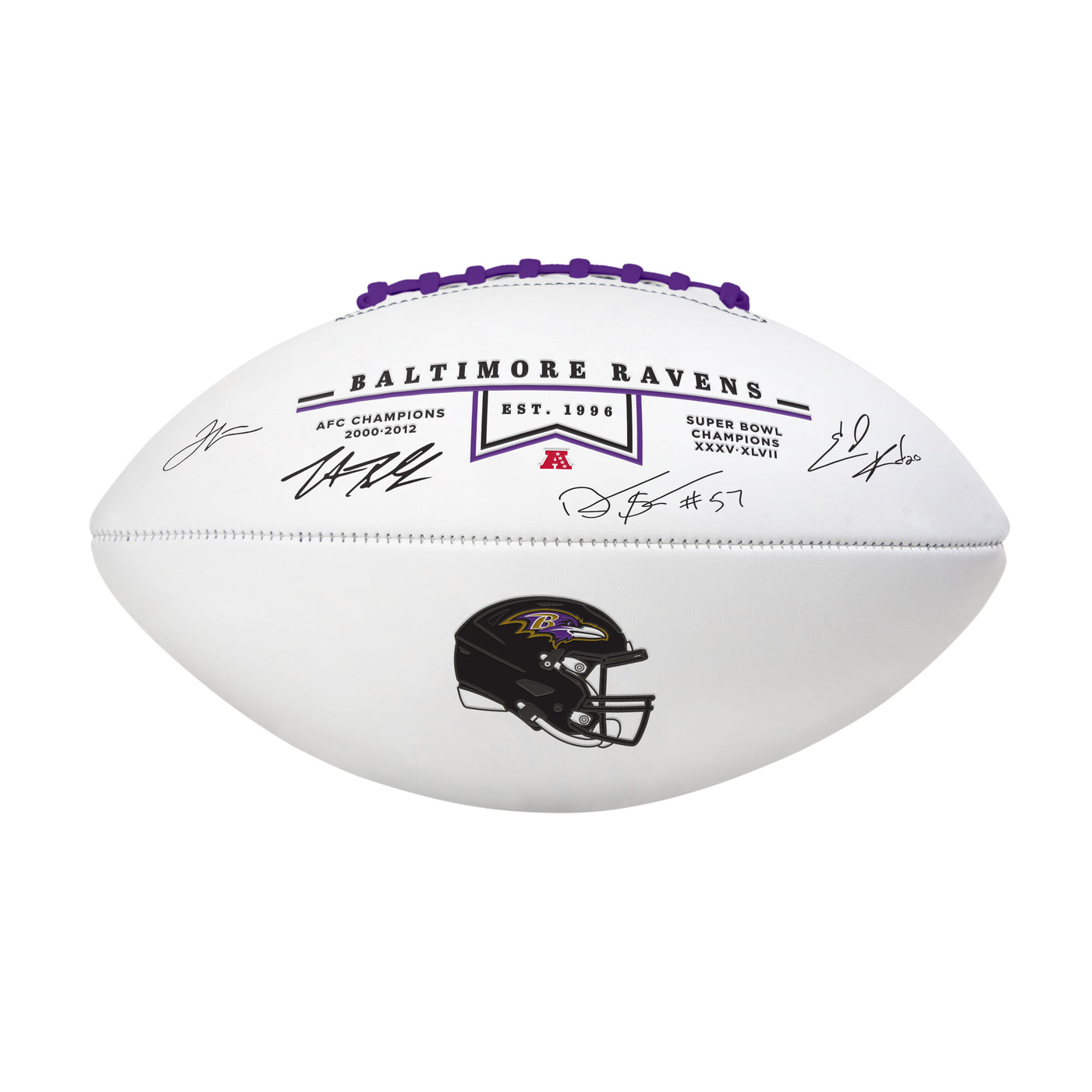 Baltimore Ravens Autograph Signature Football