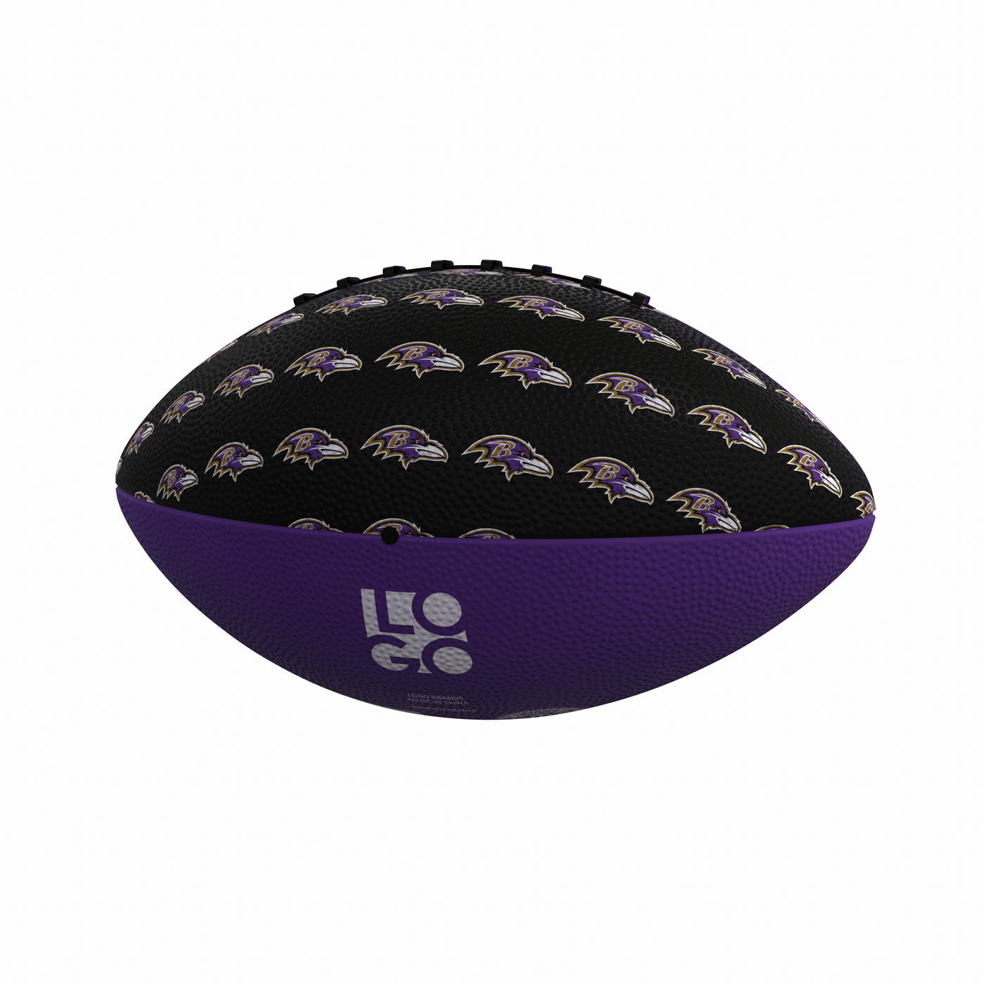 Baltimore Ravens Repeating Mini-Size Rubber Football