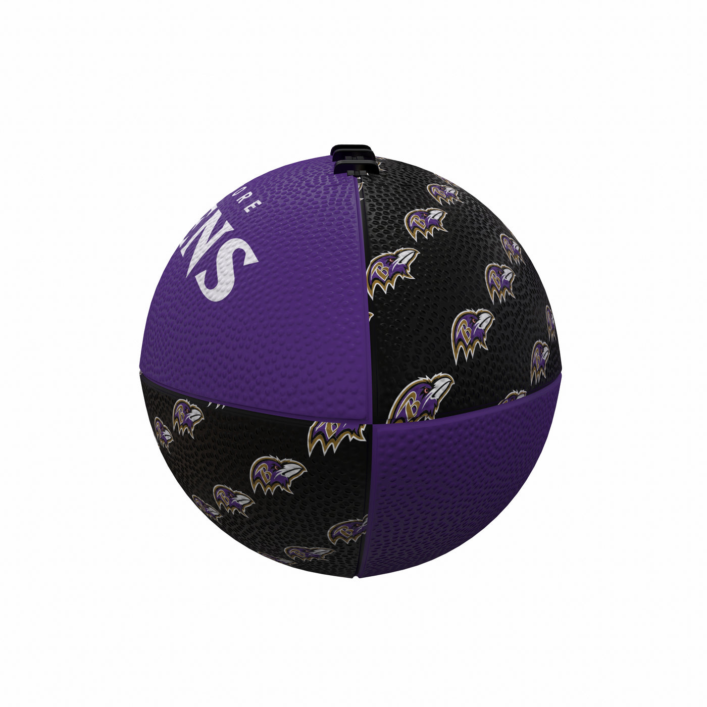 Baltimore Ravens Repeating Mini-Size Rubber Football