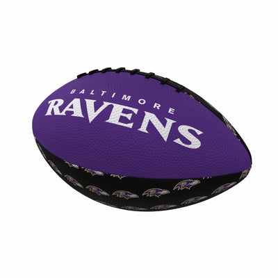 Baltimore Ravens Repeating Mini-Size Rubber Football