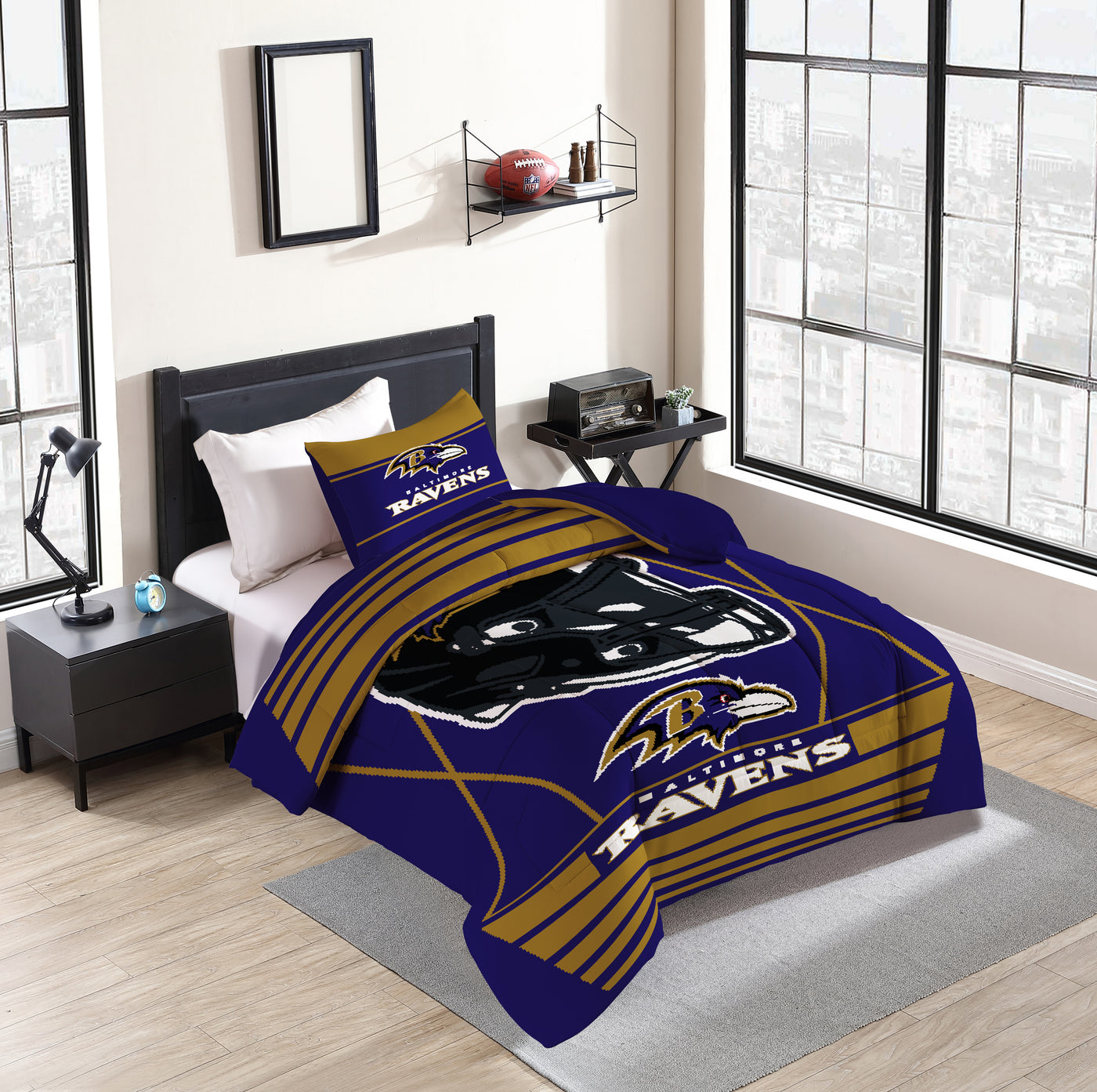 Baltimore Ravens Crosser Comforter Set Twin