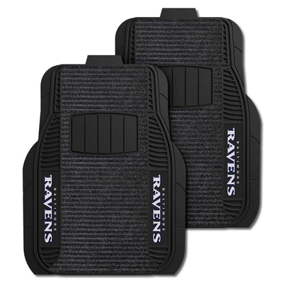 NFL - Baltimore Ravens 2-pc Deluxe Car Mat Set