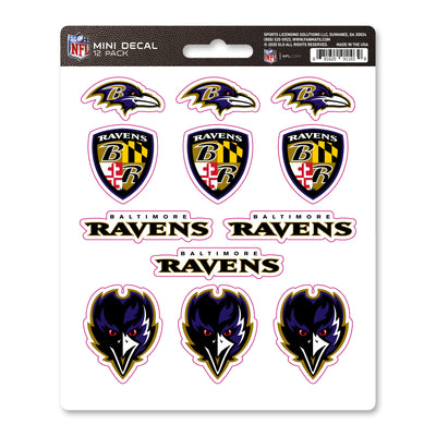 NFL - Baltimore Ravens Mini Decal 12-pk