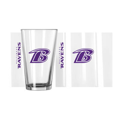 Baltimore Ravens 16oz Gameday Pint Glass - Logo Brands