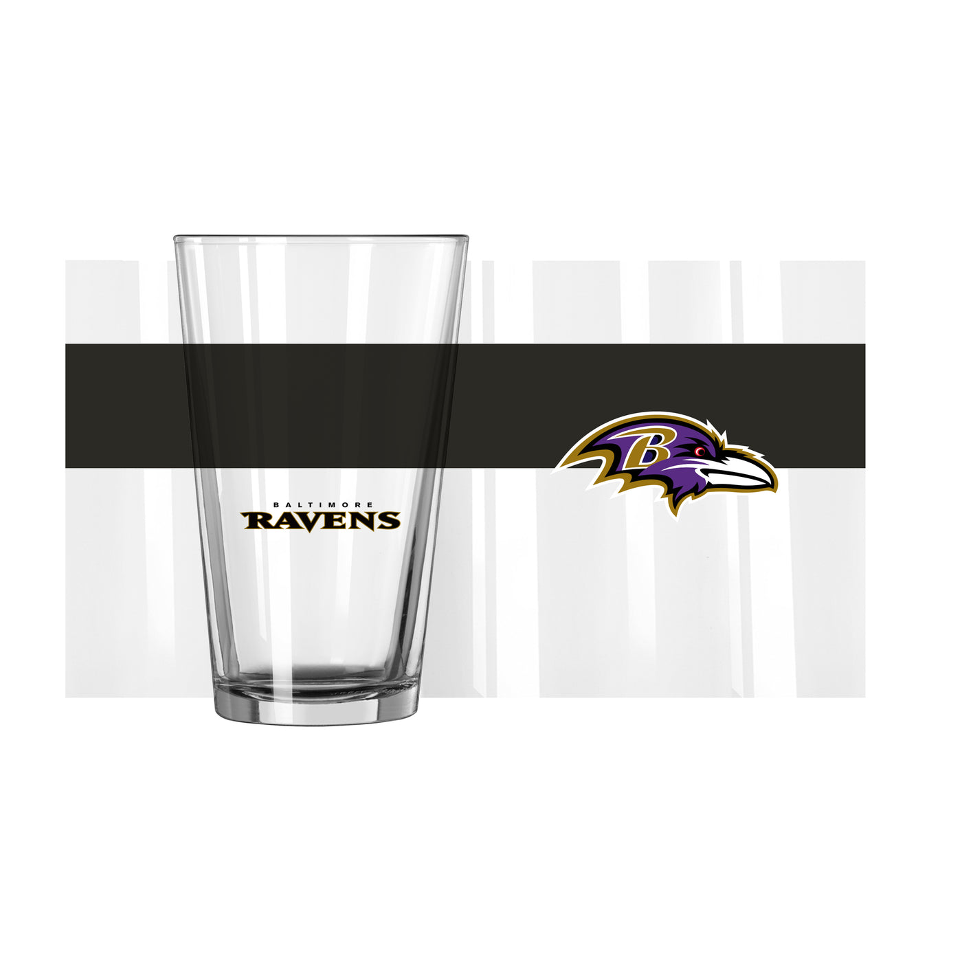 Baltimore Ravens 16oz Colorblock Pint Glass