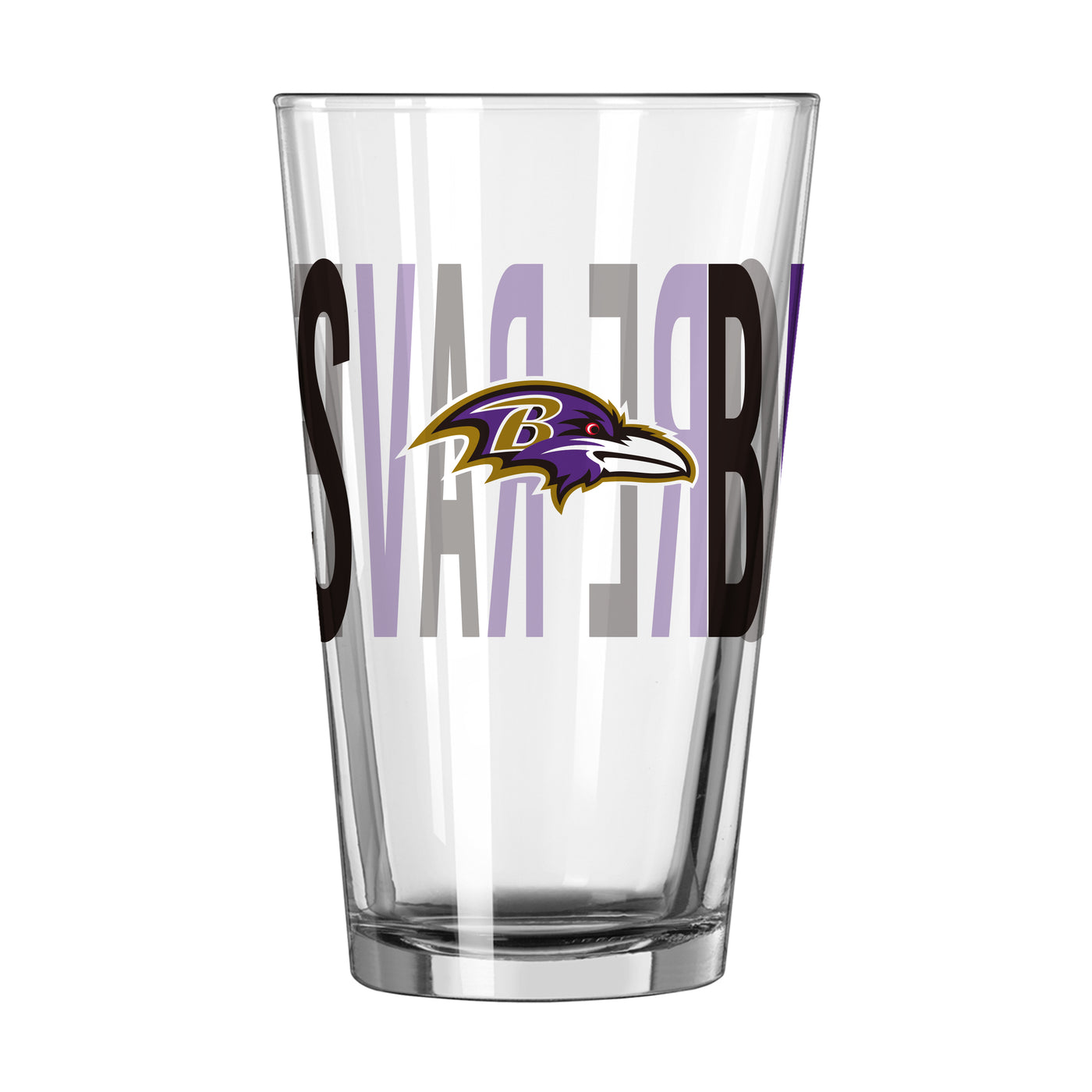 Baltimore Ravens 16oz Overtime Pint Glass
