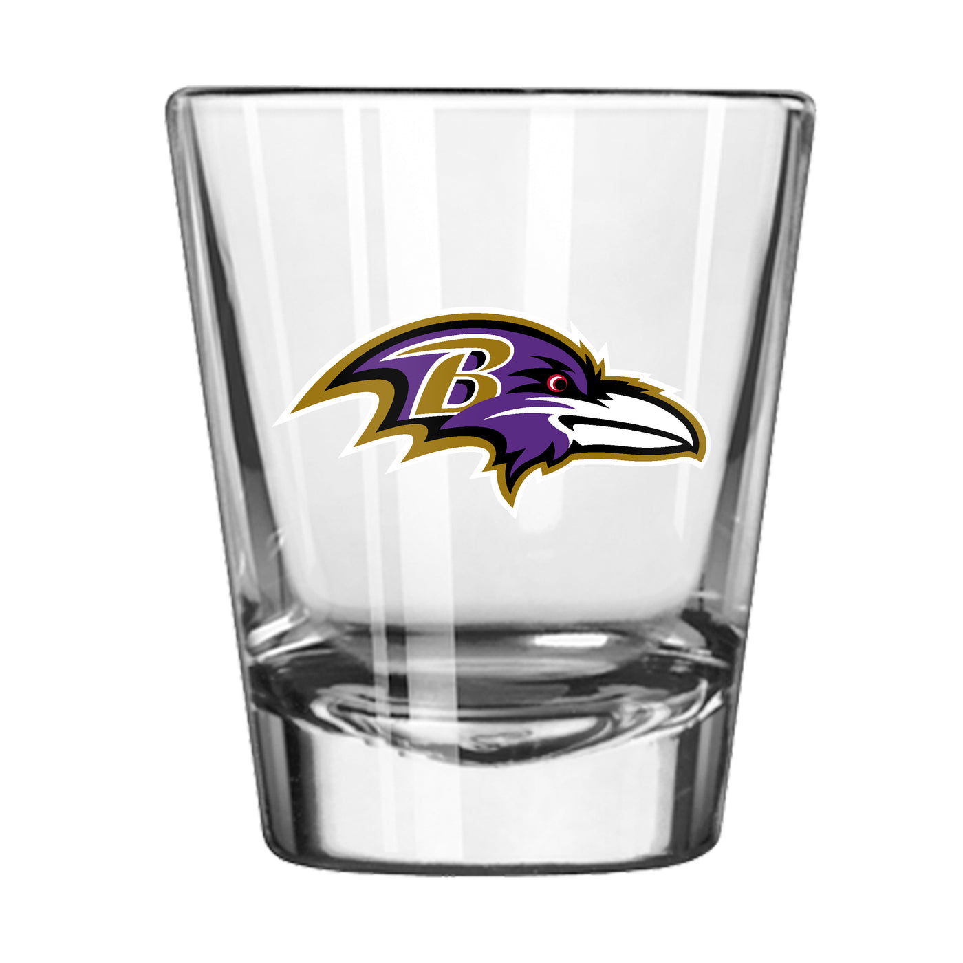 Baltimore Ravens 2oz Letterman Shot Glass
