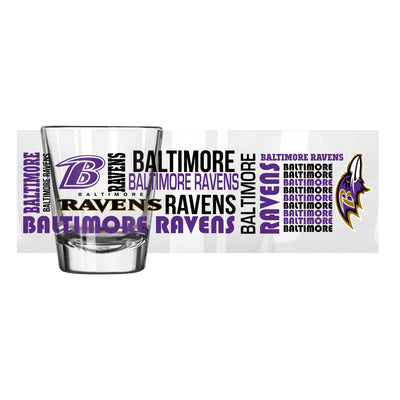 Baltimore Ravens 2oz Spirit Shot Glass
