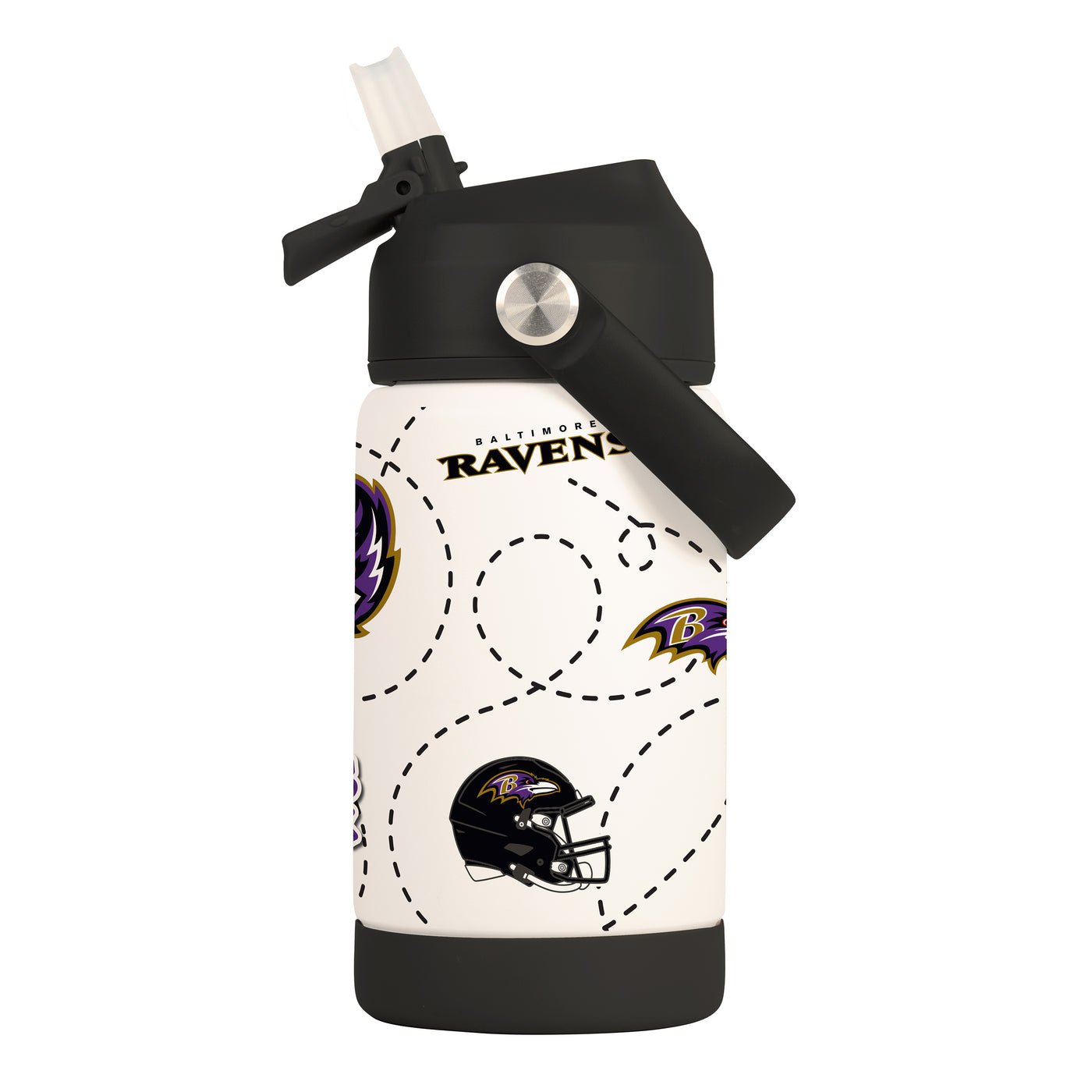 Baltimore Ravens 12oz Mascot SS Kids Bottle