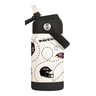Baltimore Ravens 12oz Mascot SS Kids Bottle