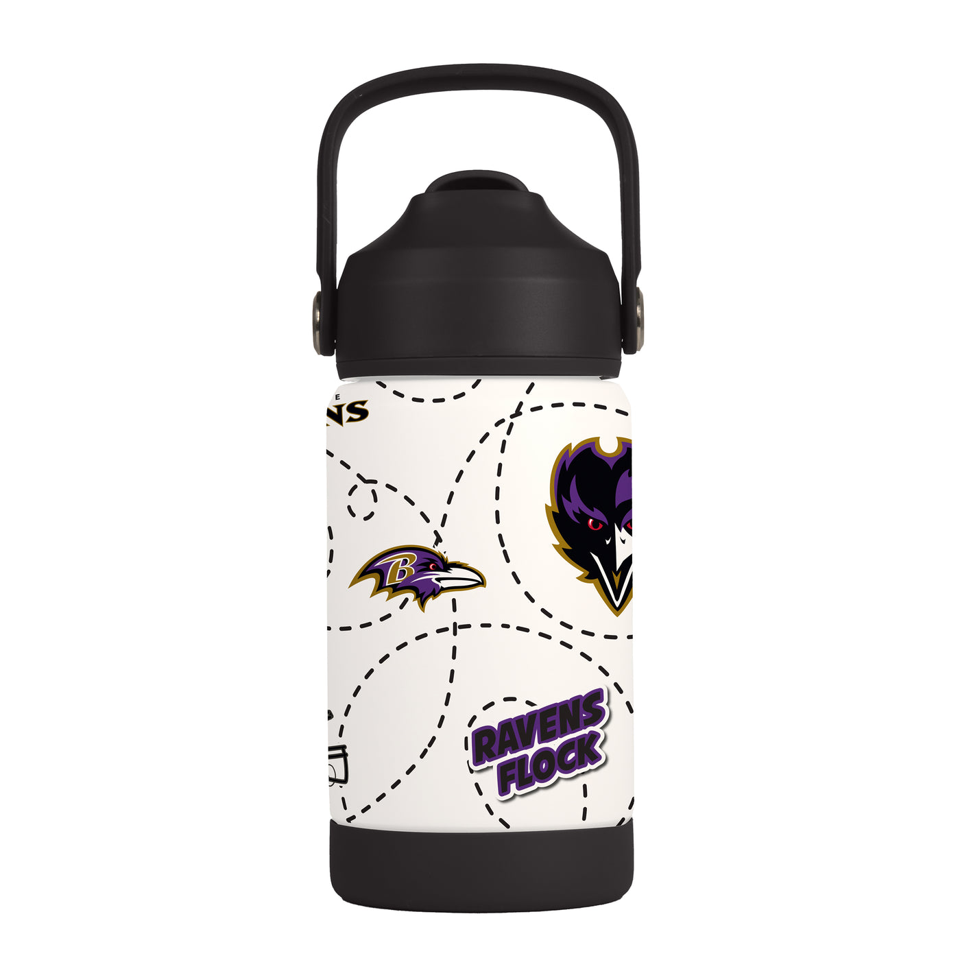 Baltimore Ravens 12oz Mascot SS Kids Bottle