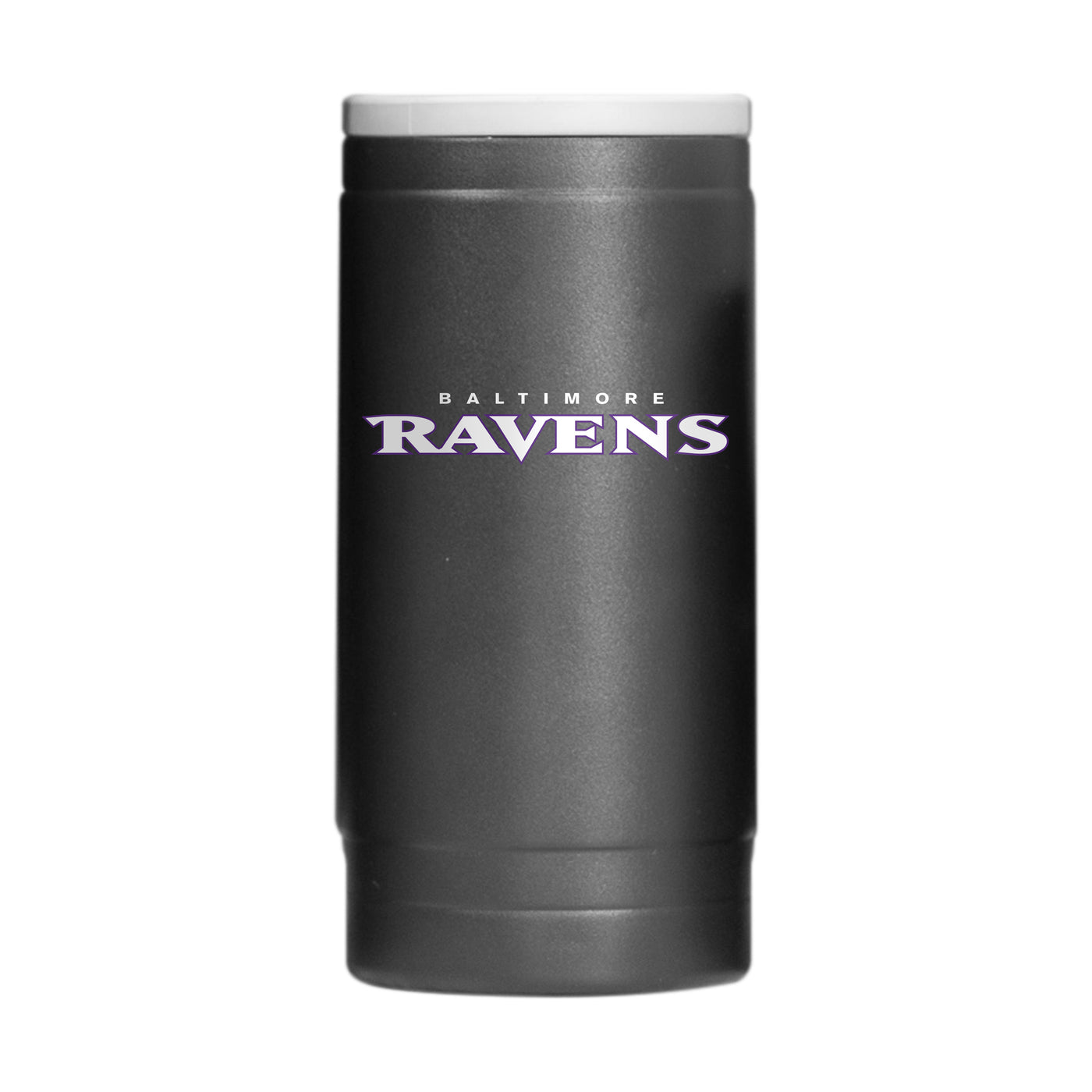 Baltimore Ravens Flipside Powder Coat Slim Can Coolie - Logo Brands