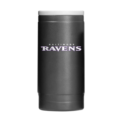 Baltimore Ravens Flipside Powder Coat Slim Can Coolie - Logo Brands