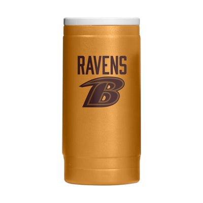 Baltimore Ravens  Huddle Powder Coat Slim Can Coolie