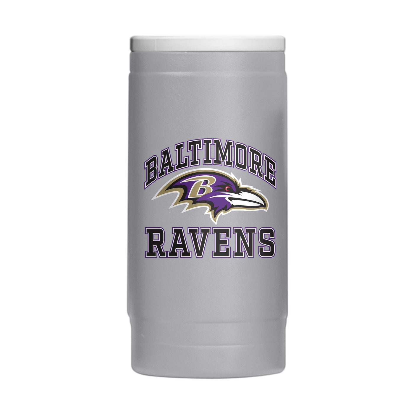 Baltimore Ravens 12oz Athletic Powdercoat SlimCan Coolie