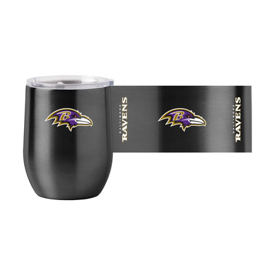 Baltimore Ravens 16oz Gameday Stainless Curved Beverage