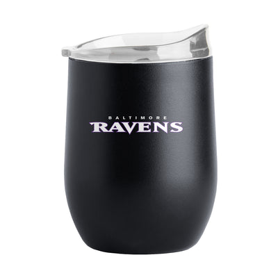 Baltimore Ravens 16oz Flipside Powder Coat Curved Beverage - Logo Brands