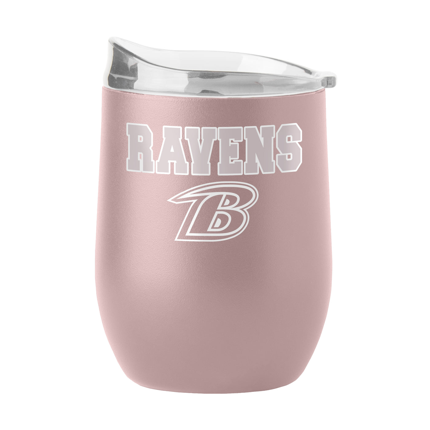 Baltimore Ravens 16oz Stencil Powder Coat Curved Beverage