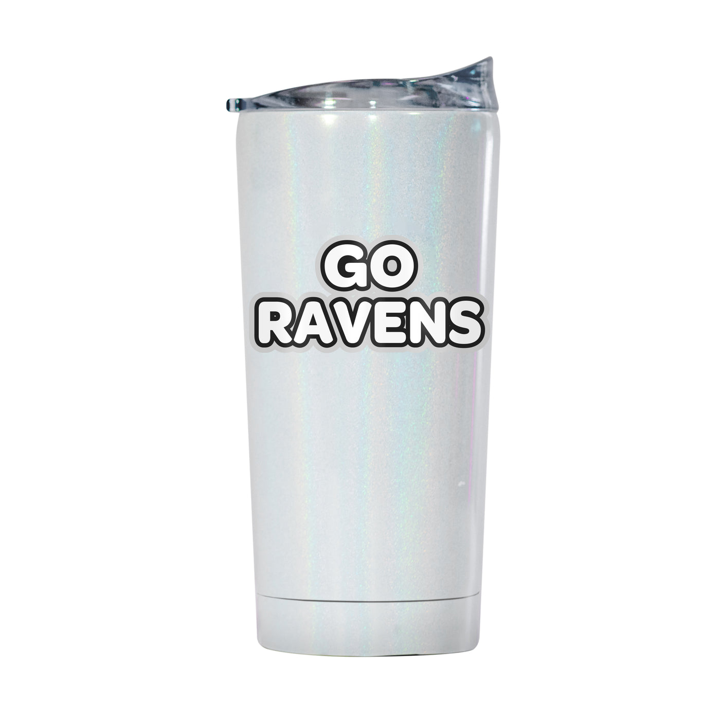 Baltimore Ravens 20oz Bubble Iridescent Tumbler - Logo Brands
