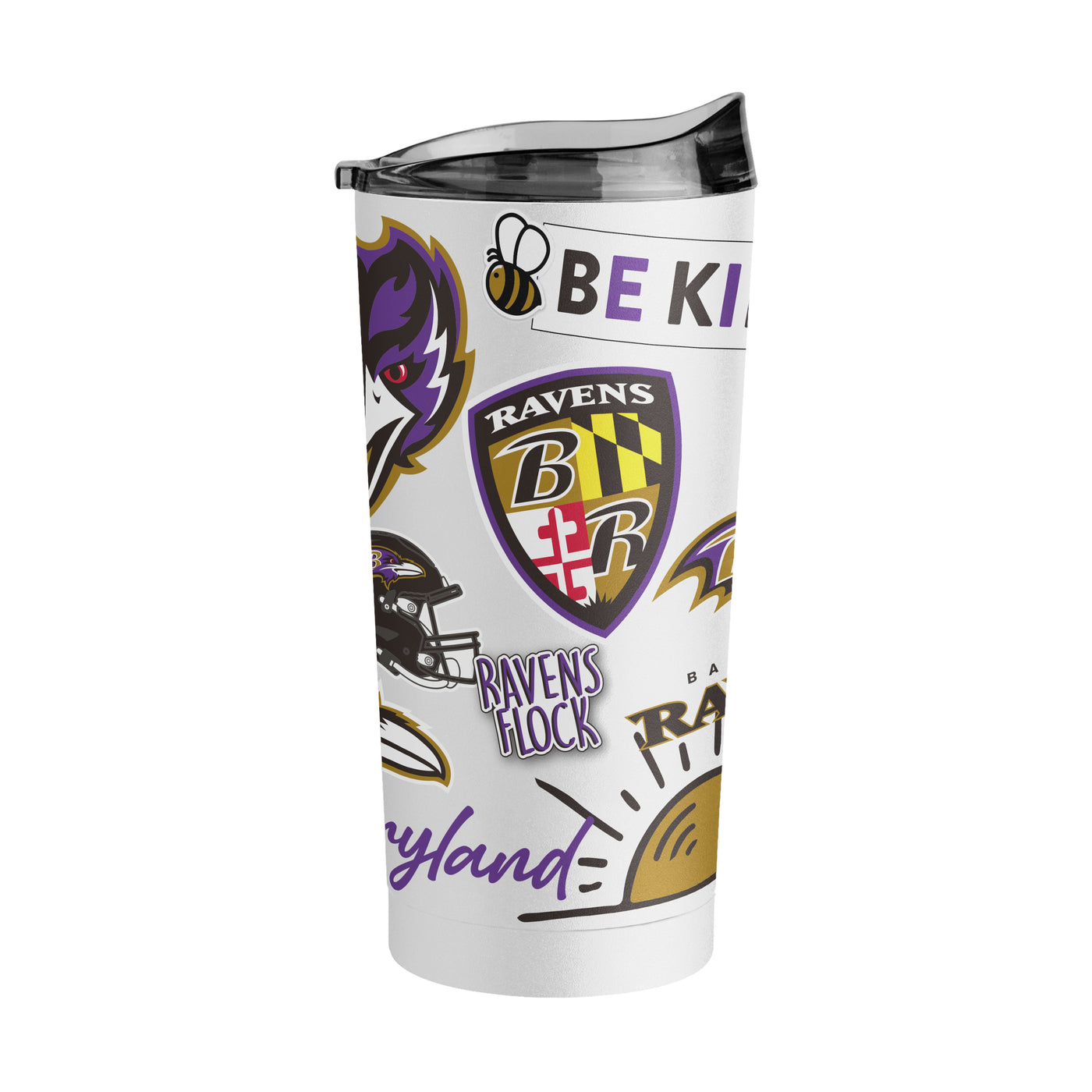 Baltimore Ravens 20oz Native Powder Coat Tumbler