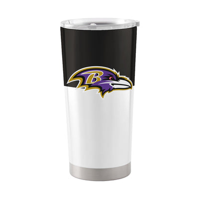 Baltimore Ravens 20oz Colorblock Stainless Tumbler - Logo Brands