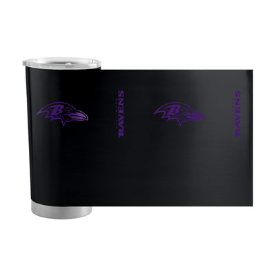 Baltimore Ravens 1 Color 20oz Gameday Stainless Tumbler