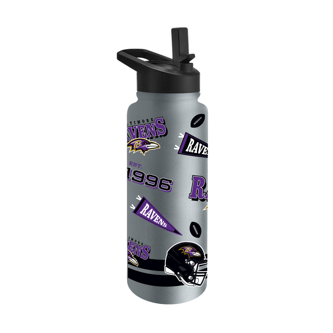 Baltimore Ravens 34oz TJX Native Quencher Bottle