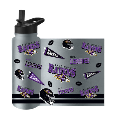 Baltimore Ravens 34oz TJX Native Quencher Bottle